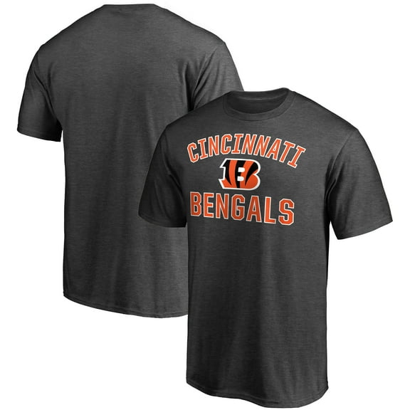 Men's Fanatics Heather Charcoal Cincinnati Bengals Victory Arch T-Shirt