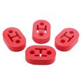 thumbnail image 6 of 3mirrors Exhaust Hangers Muffler Bushing Insulator Shock Absorbent Mount Bracket - 4PCS (Red), 6 of 8