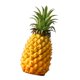 thumbnail image 1 of Modelo de piña artificial adorno de juguete de juguete Decoración de artesanía de la mesa Centros de mesa del adorno de frutas para el accesorio de amarillo, 1 of 8