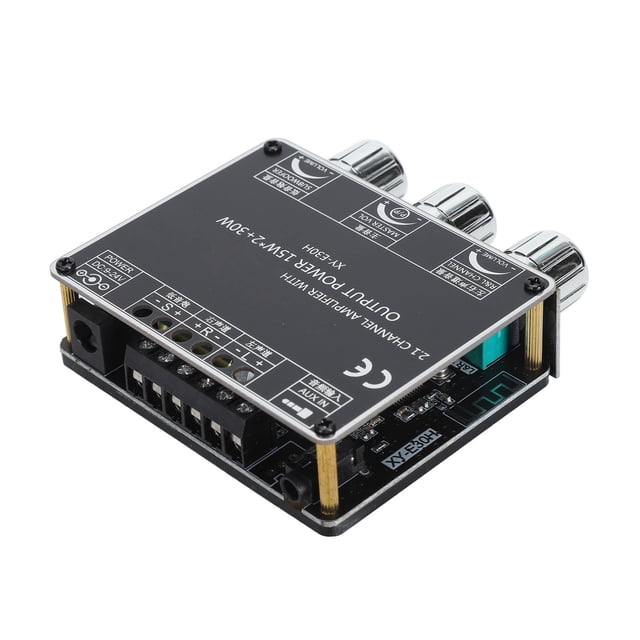 5.1 Tablero de Amplificador, Función de Memoria de Entrada Aux Mini Power Amplifier Board 2.1 Canal DC 9-24V Para Altavoz de Bricolaje
