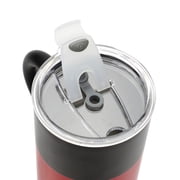 Disney Mickey Mouse Vacuum Insulated 40 Oz. Stainless Steel Tumbler with Sculpted Arm Handle Leak-Proof Lid & Straw for Travel or Home