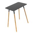 thumbnail image 3 of Mesa auxiliar para sofá, mesa auxiliar, mesa de sofá, mesa de centro moderna y sencilla, mesa de té pequeña para interior, mesita de noche, apartamento, dormitorio y exterior Negro, 3 of 9