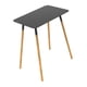thumbnail image 3 of Mesa auxiliar para sofá, mesa auxiliar, mesa de sofá, mesa de centro moderna y sencilla, mesa de té pequeña para interior, mesita de noche, apartamento, dormitorio y exterior Negro, 3 of 9