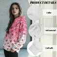 thumbnail image 6 of SCRAWLGOD Strawberries Womens Hoodies Pullover Oversized Hoodie for Women Loose Fit Long Sleeve Hooded Sweatshirt Women Graphic Comfortable Women's Sweatshirts Plus Size XL Office, 6 of 7
