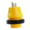 thumbnail image 2 of RV Electrical Locking Adapter 15A Male to 30A Female 125V Plug Connector for Boat Marine, 2 of 8