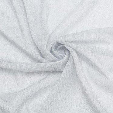 DIY Silver Lurex Polyester Stretch Fabric 2.2yards×59inch Metallic Lurex Fabric Sparkling Stretch Jersey for Clothes Dresses Costumes Art Crafts Home Wedding Party Decor DIY