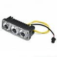 thumbnail image 2 of Set Daytime Running Lights Turn Signal 3-LED Car Lamp Replacement Super Bright White+Amber Accessories Practical, 2 of 12