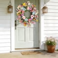thumbnail image 3 of zhangmingg Floral Courtyard Scene Layout Door Window for Spring Decoration, 3 of 7