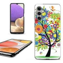 OneToughShield ® Shockproof Phone Case Compatible with Samsung Galaxy A25 5G - Colorful Tree