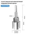 thumbnail image 5 of Gewindebohrersatz PVC Rohrgewindeschneider Set 12mm 19mm Innengewinde Aussengewinde Für Klempner Heizung Bohrmaschinen, 5 of 5
