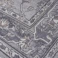 thumbnail image 4 of Usak Collection 6' x 9' Ivory/Silver Oriental Distressed Non-Shedding Area Rug, 4 of 4
