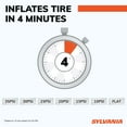 thumbnail image 4 of Sylvania Plus Portable Tire Inflator with Auto Stop, LED Digital Display & Case, 4 of 8