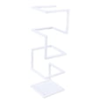 thumbnail image 4 of unbranded Modern Iron Umbrella Organizer White with Hollow Design for Easy Access, 4 of 5