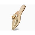 thumbnail image 4 of Women  Mules Flats Pointed Toe Backless Loafers Slip on Metal Chain Slides, 4 of 4