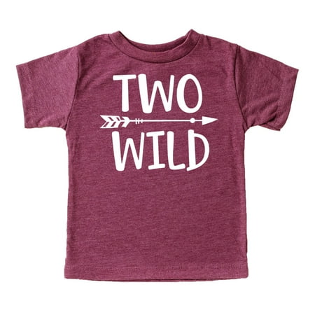 

Olive Loves Apple Two Wild Arrow Boys 2nd Birthday Shirt for Toddler Boys Picture Perfect Outfit Vintage Burgundy Shirt 3T