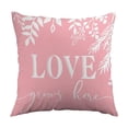thumbnail image 6 of Pillow Cover, Valentine's Day Heart Print Pillowcase, Decorative Throw Pillow Cover for Sofa Couch Bedroom Decor(C), 6 of 6