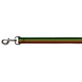 thumbnail image 1 of Green Yellow Red Woven Checkered Checker Pattern Fun Animal Pet Dog Cat Leash, 1 of 1