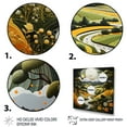thumbnail image 3 of Designart "Countryside Reverie Painting X" Landscapes Floater Framed Wall Art Print, 3 of 7