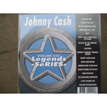 LEGENDS 245 Karaoke CDG All Hits of JOHNNY CASH