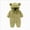 A142--Green, variant on 0-3 Months Preemie Sleep & Play One-Piece Bodysuit Newborn Infant Baby Boys Girls Snowsuit Winter Coat Warm Fleece Hooded Romper Jumpsuit Outfits Green Newborn Gift