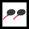 thumbnail image 1 of 2X Pancake Maker - Non-Stick Pancake Pan Griddle Grill Pan Mini Crepe Maker 7-Mold with Silicone Handle, Black Animal,2 x Pancake Maker,Black & Red, 1 of 8