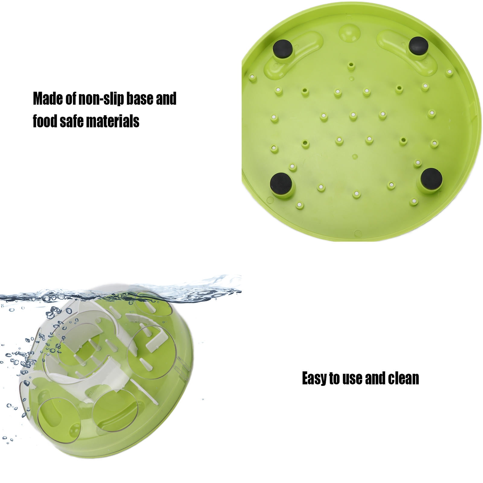 BOKYAN Pet Maze Slow Food Bowl – Interactive Puzzle Bowl for Cats & Dogs, 12.2" x 12.2" x 3.94", 2.09 lb, Non‑Slip Base, Food‑Safe, Rinseable