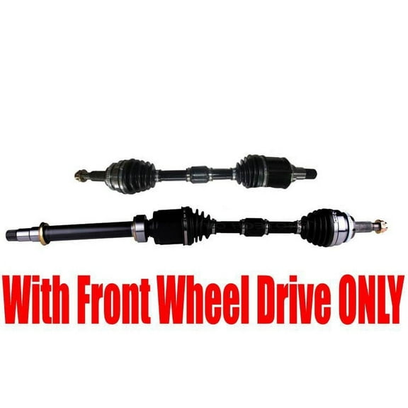 Front Complete CV Axles Front Wheel Drive for Toyota Highlander 3.5L 2014-2016