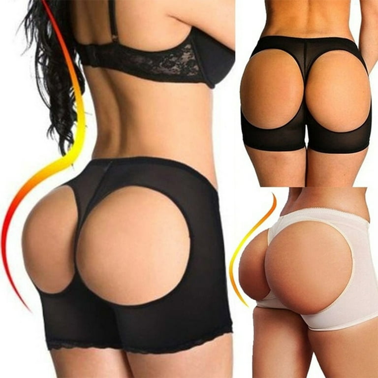 CenturyX Booty Lifter Panties Sexy Shapewear Underwear Women's Butt Lift  Shaper Butt Lifter With Tummy Control Beige S