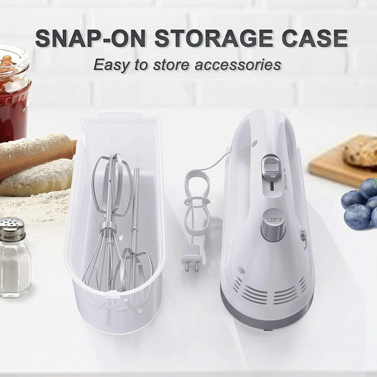  MHCC 5-Speed​ Electric Hand Mixer with Snap-On Storage