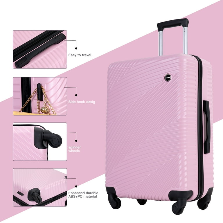 Tripcomp Luggage 3 Piece Set Suitcase Set with Spinner Wheels