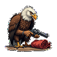 thumbnail image 6 of Multicolor Vinyl Eagle Stickers Waterproof Detective Bald Eagle Stickers for Notebooks Laptops Instruments, 6 of 9