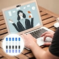 thumbnail image 1 of IFANLANDOR 20Pcs Phone Privacy Cover Blue ABS Webcam Guard Anti Hacking Daily Use, 1 of 8