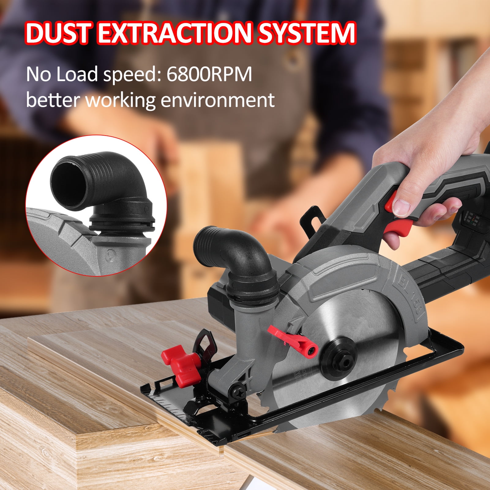 Electric circular saw Battery Adjustable 4.0ah Battery Motor Saw Tile And Max Saw With 24t Saw Battery Adjustable And Tile Saw With Saw Wood Soft 24t