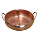 thumbnail image 5 of Olla caliente dividida, olla de mandarín martillada sin tapa, olla caliente con divisor Shabu Shabu, olla caliente divisora para fiesta, reunión 28cm, 5 of 8