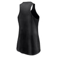 thumbnail image 3 of Women's Fanatics Black Chicago White Sox Simplicity Swing Racerback Scoop Neck Tank Top, 3 of 3