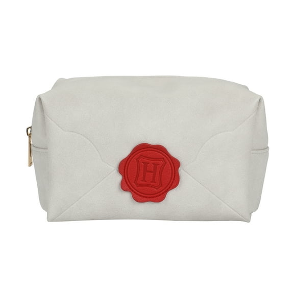 Harry Potter Hogwarts Acceptance Letter Cosmetic Bag with Wax Seal Detail
