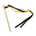 thumbnail image 1 of Unique Bargains 20Pcs Wedding Ribbon Sticks Ribbon Streamers Sticks for Wedding Celebration Golden,Black, 1 of 5