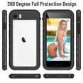 thumbnail image 4 of Compatible with iPhone SE 2022 Waterproof Case/iPhone SE 2020 Heavy Duty Case/iPhone 7 Clear Case with Strap/iPhone 8 Case with Screen Protector Swiming Skiing Gifts, 4 of 14