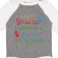 thumbnail image 4 of Inktastic Drummer Like Daddy Boys or Girls Long Sleeve Baby Bodysuit, 4 of 5