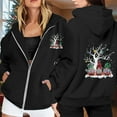 thumbnail image 2 of WILLBEST Sudadera Deportiva para Mujer, Modelo 1737, con Estampado Navideño, Cremallera, Manga Larga, Bolsillo y Cordón Ajustable X-Grande, 2 of 8