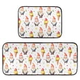 thumbnail image 2 of Dailycode 2 Pcs Kitchen Rug Set Non Slip Absorbent Soft Floor Mats for Kitchen Bathroom Dwarf and Ice Cream 19.7"x27.6"+19.7"x47.2", 2 of 7