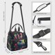 thumbnail image 2 of Disketp Colorful Patterned Rabbit Lonchera Térmica para Mujer y Hombre, Bolsa de Almuerzo Reutilizable e Impermeable para Trabajo, Viajes y Picnic, 2 of 7
