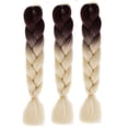 thumbnail image 1 of Fiudx 1 Peluca de Fiesta Ondulada Larga con Trenza y Degradación para Mujer, Nueva Moda, B, 1 of 1