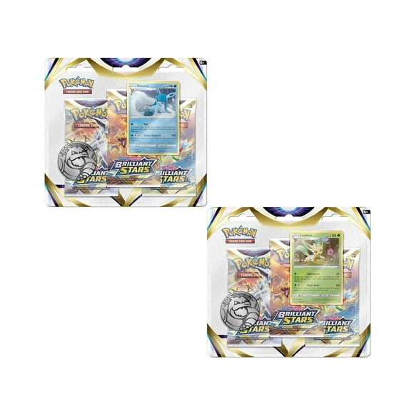 Pack 3 Booster Sword And Shield Brilliant Stars Pokemon Tcg Pokémon Coleccionable