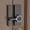 Black (Luminous), variant on 2 Packs Black 180 Degree Barn Door Lock,3 Digit Password Keyless,Mechanical Password Lock,Flip Latch with Combination,Protect Privacy,for Barn Door,Sliding Door,Windows,Cabinets,Garden,Bathroom