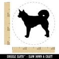 thumbnail image 2 of Alaskan Klee Kai Dog Solid Self-Inking Rubber Stamp Ink Stamper - Brown Ink - Small 3/4 Inch, 2 of 7