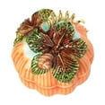 thumbnail image 4 of Joyero de calabaza, joyero esmaltado, caja de metal para decoración de escritorio, joyero decorativo de calabaza, para pendientes, 4 of 9