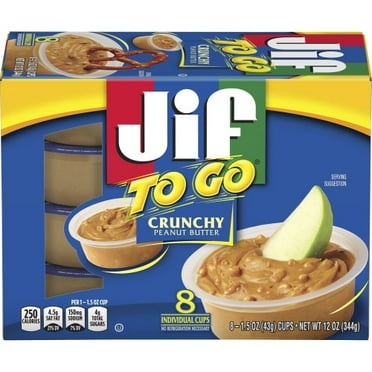 Jif To Go Peanut Butter Cups - Chunky, Each
