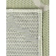 thumbnail image 6 of Unique Loom Decatur Collection Area Rug - Trellis (5' x 7' 2" Rectangle Green/Ivory), 6 of 7