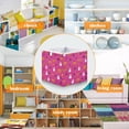thumbnail image 5 of Foldable Fabric Storage Bin Home Cubes Clothing Organizer Bins Large Collapsible Box Basket for Home Organizer Playful Cartoon Halloween Icons, 5 of 7